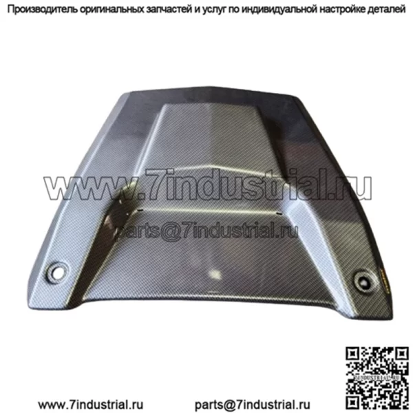 POLARIS RZR 900 XP/S 1000 14-17 ЧЕРНЫЙ КАПОТ С ИЗОБРАЖЕНИЕМ ПОД УГЛЕРОДНОЕ ВОЛОКНО ПЛАСТИКОВЫЙ - Image 3