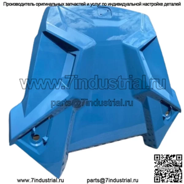 OEM POLARIS CENTER HOOD RZR S 1000 TRAIL 2023-2024 ZENITH BLUE 5457312-849 OH - Image 2