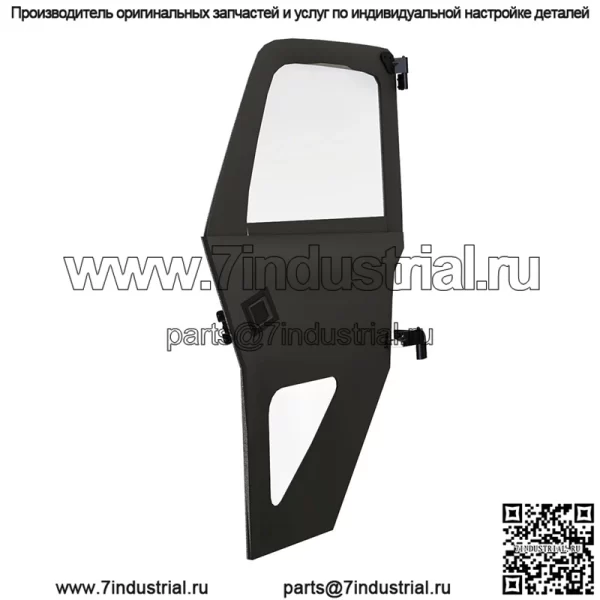 Polaris 2882902 Черные холщовые двери с застежкой-молнией 2018-2020 Ranger Crew XP 1000 OEM