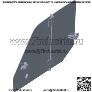 Polaris Off Road правая дверь, сборка окна, оригинальная деталь OEM 2636022, кол-во 1