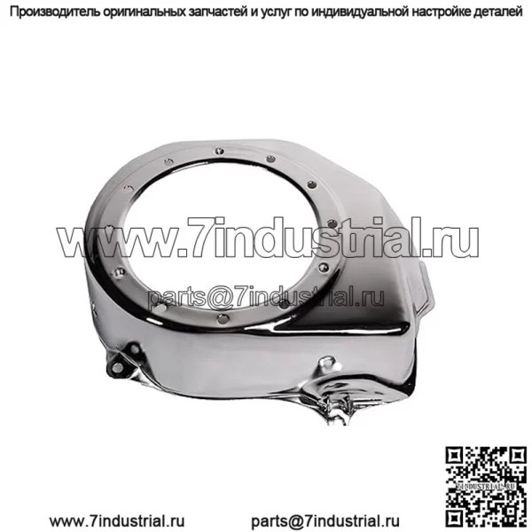 Хромированная крышка кожуха вентилятора возврата для мини-байка Predator 212 hemi Coleman CT200U CT100U BT200X CC100X, клон картинга SK100 KT196 Baja Hisun Tillotson с двигателем 196 куб. см Honda GX160 GX200 - Image 3