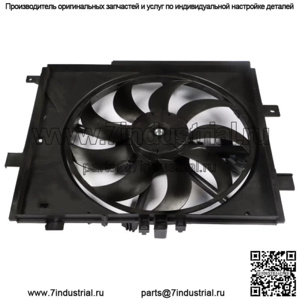 Вентилятор охлаждения радиатора в сборе для Nissan Versa Sedan & Note 2012-2018 214819KK0A - Image 2