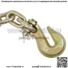 2 шт. 3/8" 20' G70 буксировочная цепь стяжной обвязкой с крюками класса 70 - Image 3