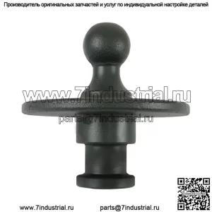 Сцепка с пятым колесом 2-5/16" с шаровым адаптером Gooseneck, кузнечный шкворень для прицепа
