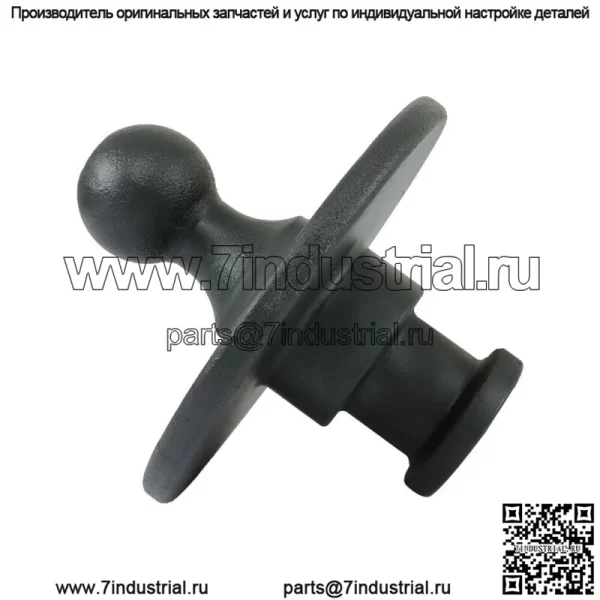 Сцепка с пятым колесом 2-5/16" с шаровым адаптером Gooseneck, кузнечный шкворень для прицепа - Image 2