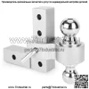 6-дюймовый крюк для прицепа 2"*2-5/16" с двойным замком#серебристый - Image 3