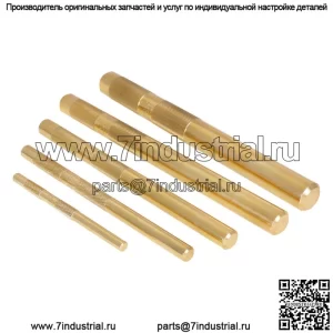 Набор латунных пробойников 1/4" - 3/4" 67003
