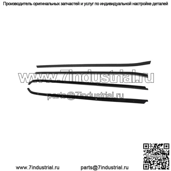 Набор из 4 фетровых щеток для окон для Chevy Camaro/Pontiac Firebird 1970-1981 гг.