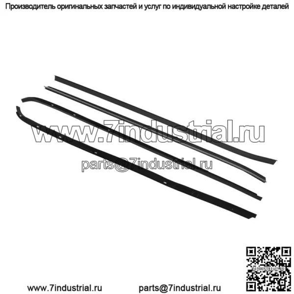 Набор из 4 фетровых щеток для окон для Chevy Camaro/Pontiac Firebird 1970-1981 гг. - Image 2