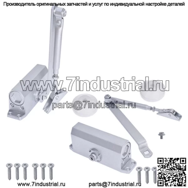 2X 25-45 кг универсальная фурнитура сверхпрочный коммерческий дверной доводчик алюминий - Image 3