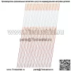 Маркеры для подъездных путей 48'', оранжевые, 25/50 шт., 1/4'', 5/16'', стойки для подъездных путей, снежные маркеры