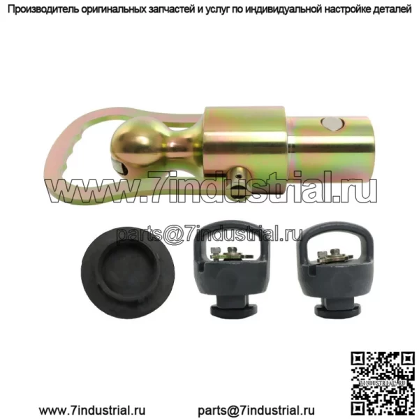Комплект гусиной шеи с шариком и цепью безопасности для грузовиков Ram F13 GNXA2062 грузоподъемностью 30000 фунтов - Image 3