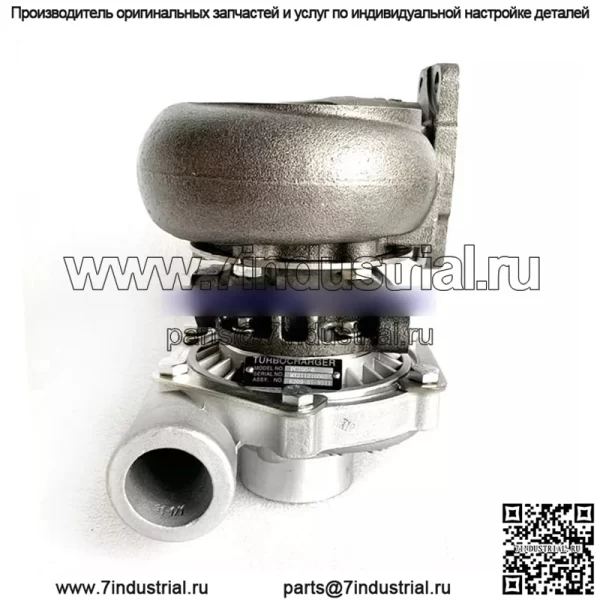 Турбокомпрессор S2D 6207-81-8330 6207-81-8331 для экскаватора Komatsu S6D95L PC200-6 - Image 5