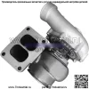 Турбокомпрессор Turbo S3A 6152-82-8210 для двигателя Komatsu PC400-6 WF450-3 SA6D125
