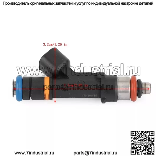 1 шт. Топливные форсунки подходят для Mazda3 2.0L 2006-2012 Mazda6 0280158103 F8 2006-2008 - Image 4
