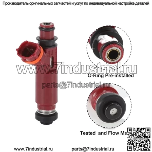 No.MD357267 Топливный инжектор для Mitsubishi Montero Limited XLS 2001-2002 3.5L красный - Image 3