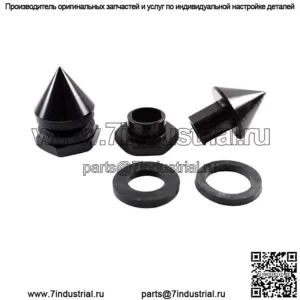 Заглушка стержня опоры заднего стекла Honda (заостренная головка) # черный