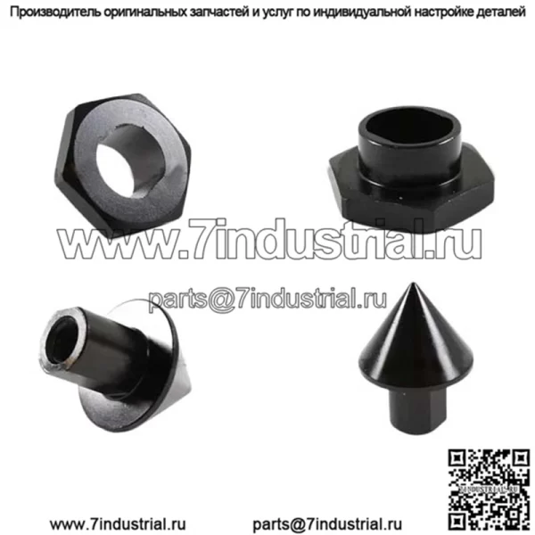 Заглушка стержня опоры заднего стекла Honda (заостренная головка) # черный - Image 2