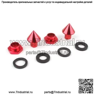 Заглушка стержня опоры заднего стекла Honda (заостренная головка) # красная