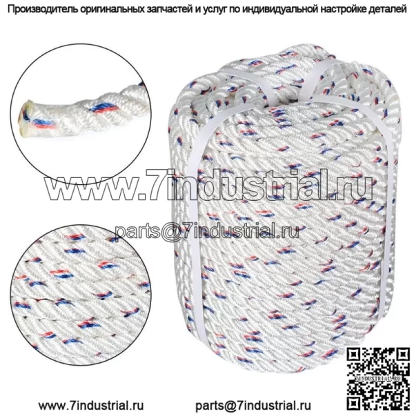 3/8 & 1/2 & 5/8 & 3/4''×200 футов прочная плетеная полиэстеровая веревка для арбористов - Image 3
