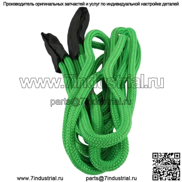 6800 фунтов кинетической энергии грузовик буксировочный трос 1/2" X 20' ремень рывковый зеленый - Image 2