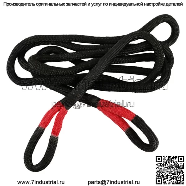33900 фунтов, прочный буксировочный трос для рекуперации кинетической энергии, 1 дюйм x 20 футов, с сумкой для хранения - Image 2