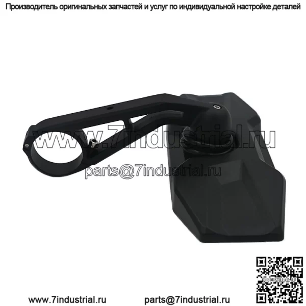 Зеркало заднего вида по центру сбоку UTV ATV черное 1,75-дюймовое для Polaris General RZR XP - Image 3
