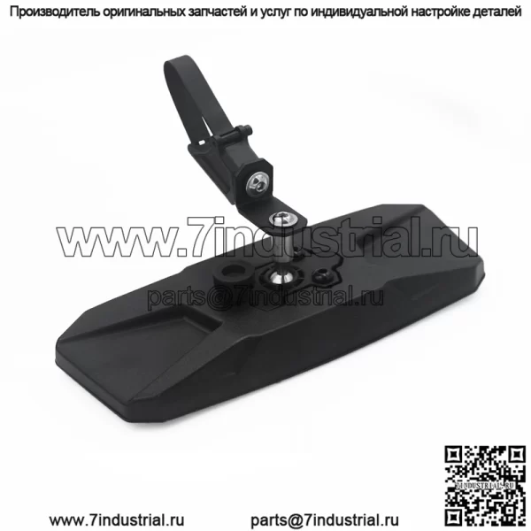 Зеркало заднего вида 10,5" x 3,75", выпуклое зеркало высокой четкости для гонок, корпус из АБС-пластика и центральное зеркало из закаленного стекла, совместимо с Polaris Ranger 570 900 XP 1000/Crew 2015+ и Can Am Defender - Image 4