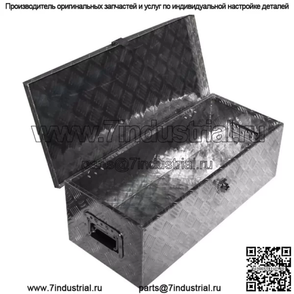 30" x 13" x 10" алюминиевый ящик для инструментов для пикапа кемпера с плоской платформой для автофургона - Image 3