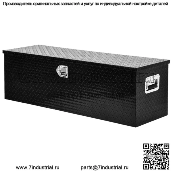 49"X15"X15" Алюминиевый ящик для инструментов для пикапа повышенной прочности с замком - Image 4