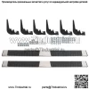 Для Dodge Ram 1500 Crew Cab 2009-2018 годов, боковые подножки 6 дюймов, пороги, подножки из нержавеющей стали
