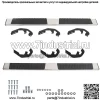 6-дюймовые подножки для Silverado GMC Sierra Double Extended Cab 2007-18 Side Step - Image 3