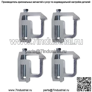 Фиксирующий зажим 4 шт. #серебро
