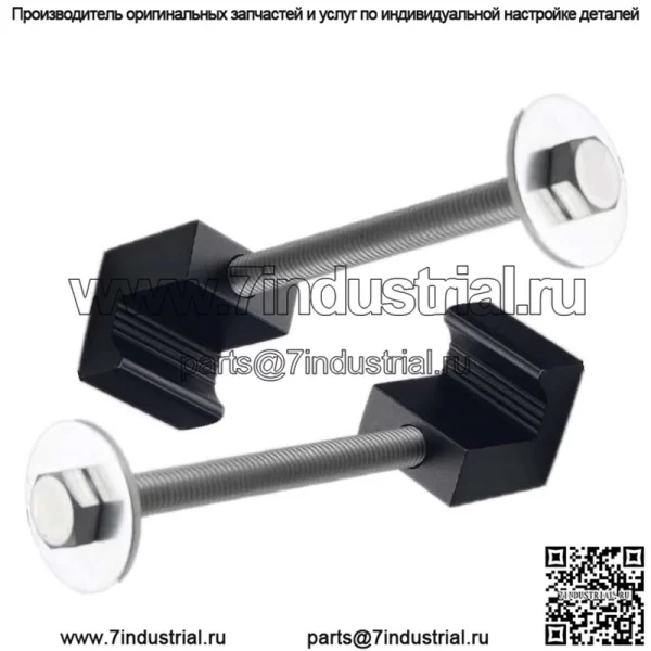 Зажим для фиксации J-типа 2 шт. # черный