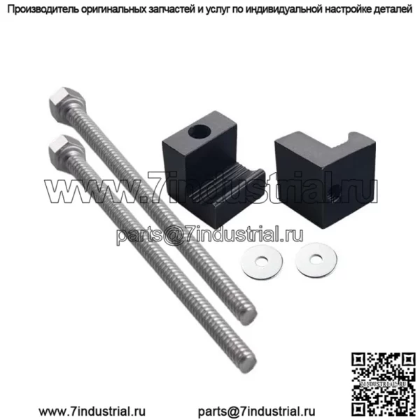 Зажим для фиксации J-типа 2 шт. # черный - Image 3
