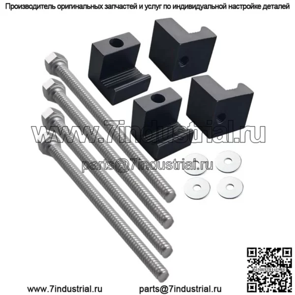 Зажим для фиксации J-типа 4 шт. # черный - Image 4
