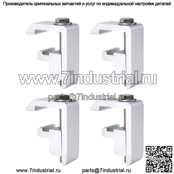 Фиксированный зажим 4#4 упаковка серебристый