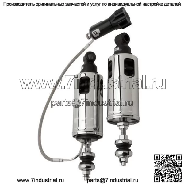 Амортизаторы стандартные хромированные #422-4104C Harley Davidson