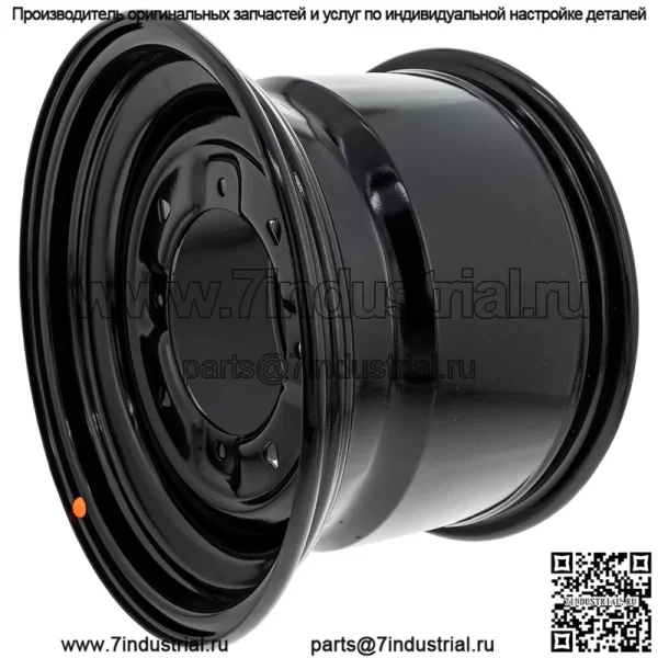 Polaris 1523444-067 Глянцевый черный задний диск 900 фунтов 12x8 2007-2023 Ranger 500 570 EPS