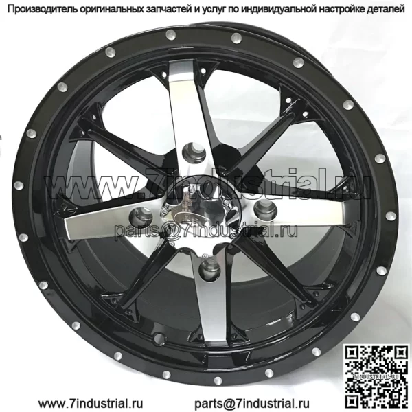 литой обод циклон AR810 14x7 смещение 4+3 4/110 Yamaha Suzuki Kawasaki Cfmoto