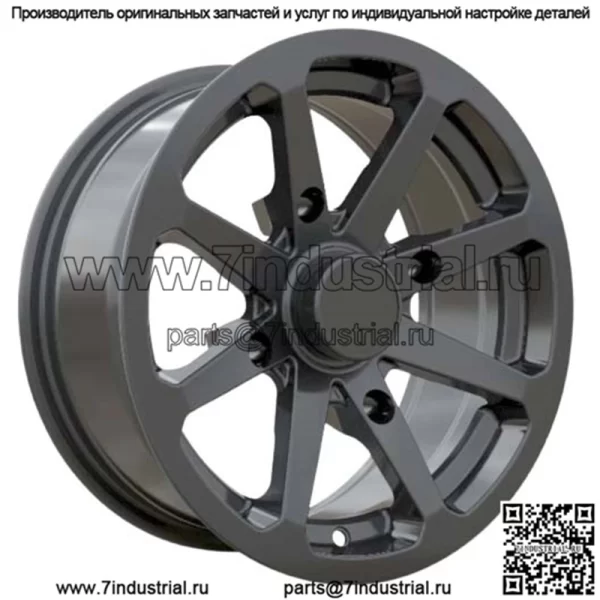 литой обод AR102 14x7 вылет 4+3 4/136 Can-am - Image 2