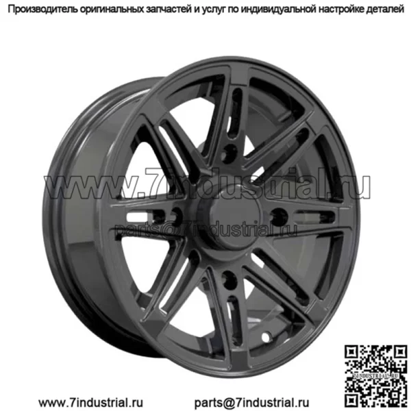 литой обод AR103 14x7 вылет 4+3 4/136 Can-am - Image 2