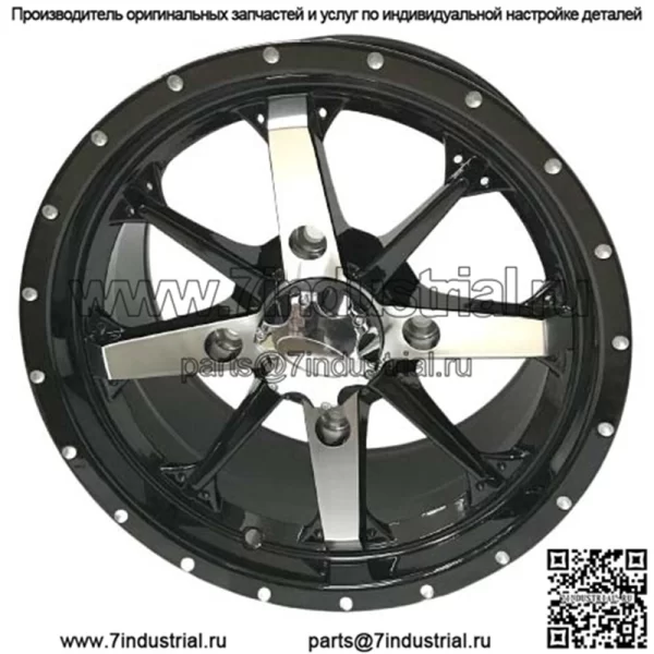 литой обод циклон AR810 14x7 смещение 4+3 4/136 Can-am