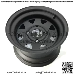 Стальные диски 12x7 4/110 4+3 (+10) черный мат