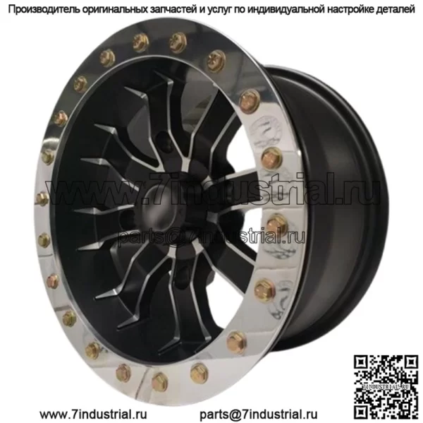 литой обод ATP AR640 beadlock 14x7 смещение 4+3 разноширокий 4/136 Can-am