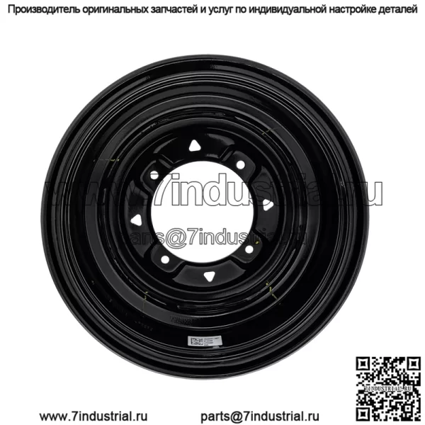 Polaris 1523451-067 Черный передний диск колеса 12x6 Ranger Sportsman EV 500 570 700