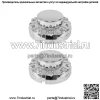 2*Колпачка ступицы заднего колеса для Dodge Ram 4500 5000 2019 2020 2021 Chrome - Image 2