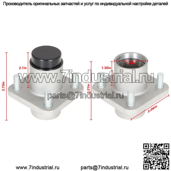 Передняя ступица для гольф-кара, ступицы колес для EZGO TXT/ Medalist G&E 1976-2001.5 - Image 2