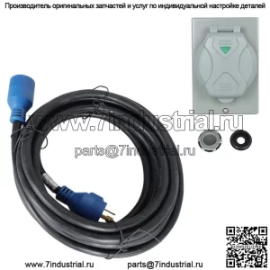 25 футов 30 ампер генераторный шнур 14-30P к L14-30R входная коробка питания водонепроницаемый комбинированный