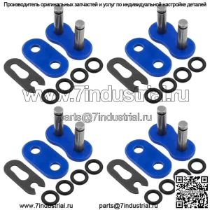 520 Chain Master Link W/ O Ring для мотоцикла, велосипеда, квадроцикла, соединительное звено, синее
